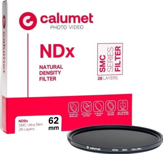 Calumet Filter Calumet Filter Nd8x Smc 62Mm Ultra Slim 28 Layers Calumet Filter Calumet Filter Nd8x Smc 62Mm Ultra Slim 28 Layers