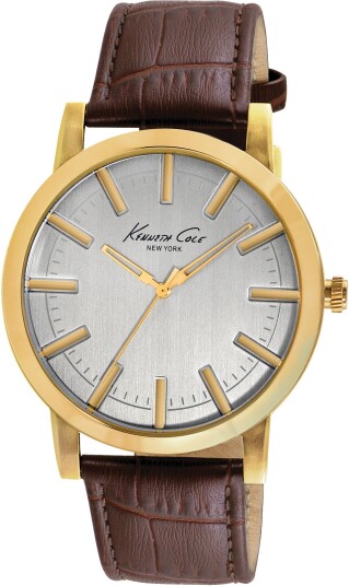 Kenneth Cole Herreklokke IKC8043 Sølvfarget/Lær Ø43.5 mm Kenneth Cole Herreklokke IKC8043 Sølvfarget/Lær Ø43.5 mm