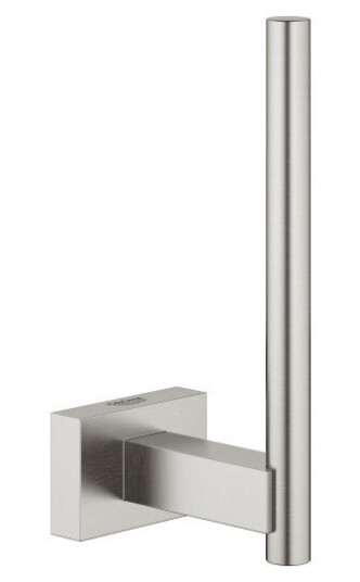 GROHE ESSENTIALS CUBE RESERVERULLHOLDER SUPERSTEEL