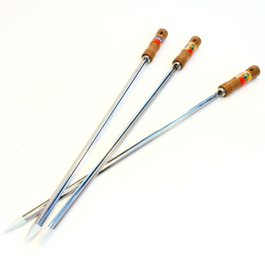 Single Skewer 75 cm 1stk flatt grillspyd for Braai