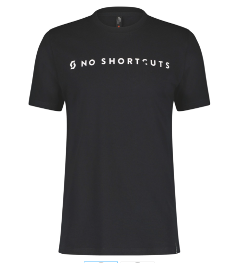 SCOTT NoShortcuts T shirt Sort SCOTT NoShortcuts T shirt Sort