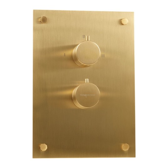Fima Circolo Frontpanel Dusj Innbygging F4410 Børstet Gull Fima Circolo Frontpanel Dusj Innbygging F4410 Børstet Gull
