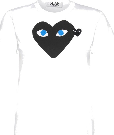 Comme des Garçons Play Heart Print T Shirt White M Comme des Garçons Play Heart Print T Shirt White M