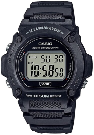 Casio Herreklokke W 219H 1AVDF Classic LCD/Resinplast Ø47 mm Casio Herreklokke W 219H 1AVDF Classic LCD/Resinplast Ø47 mm