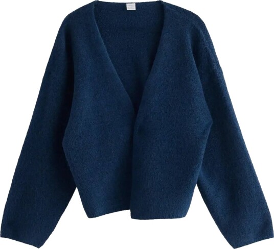 Lindex Knitted Cardigan Navy 146/152