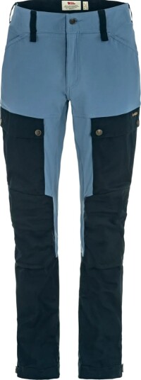 Fjellreven Keb Trousers Curved Dame Navy Blue / Dawn Blue 34
