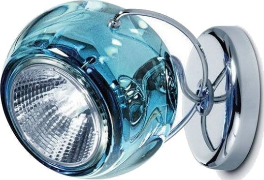 Beluga Vegglampe/taklampe Med Kabelutgang Blå