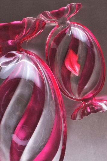 Jotex Candy Serveringsfat 2 pakke Rosa POLKA Kjøp Skåler hos Jotex