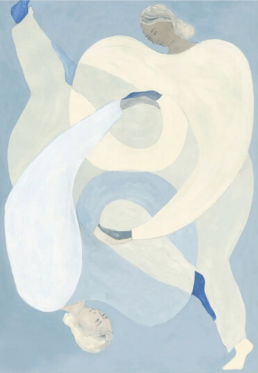 The Poster Club Hold You Blue Blue 50X 70CM