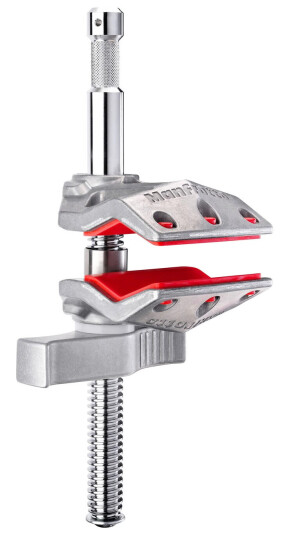 Manfrotto Vice Jaw Clamp 3" Center Klemme 7,5cm 80 kg 16mm baby pin