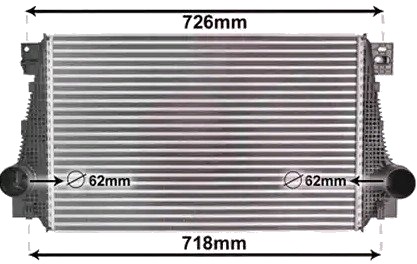Intercooler VAN WEZEL 58004371