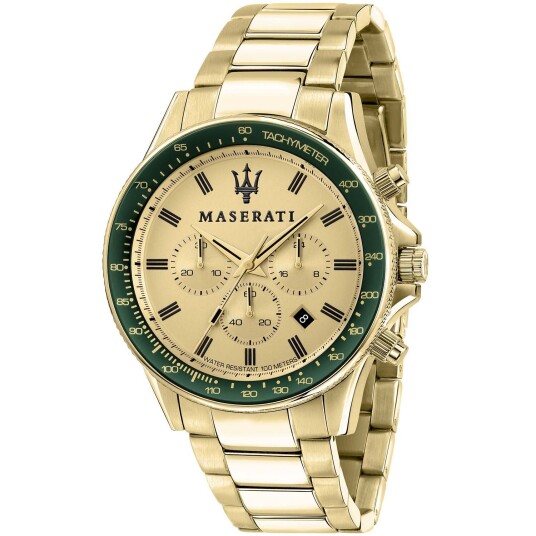 Maserati Sfida R8873640005 - Herre - 45 mm - Analog - Kvarts urverk - Mineralglas
