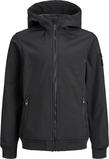 Jack and Jones Junior Basic Softshell Hood Junior Sort 176 Jack and Jones Junior Basic Softshell Hood Junior Sort 176