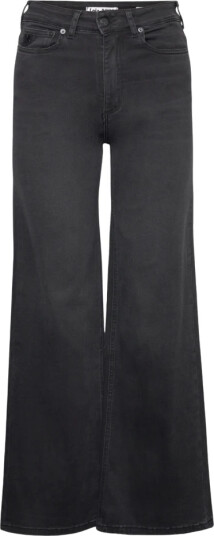 Lois palazzo donatella mid rise wide fit jeans svart