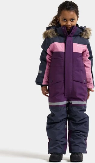 Didriksons Kids" Bjärven Coverall Northen Purple 100