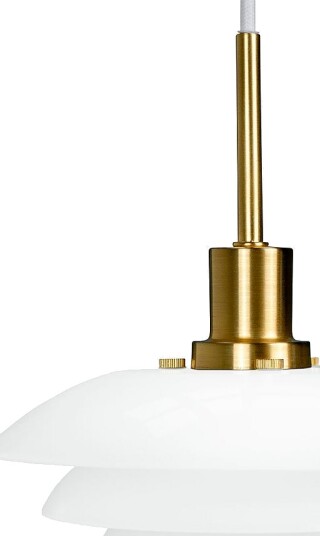Dyberg Larsen Pendel DL20 opal Messing Takpendler