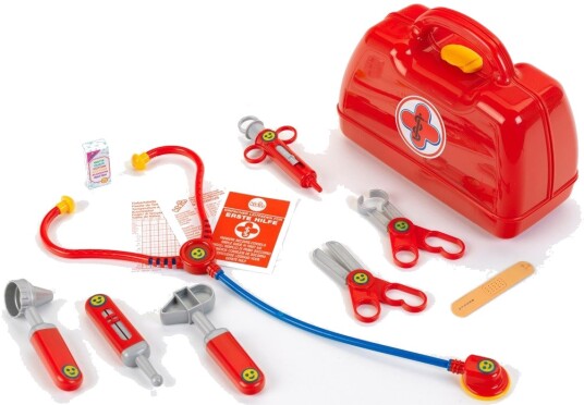 Klein Toys Doktorlekesett 3+ År Rød Klein Toys Doktorlekesett 3+ År Rød