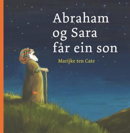 Abraham og Sara får ein son min biletbibel minibok