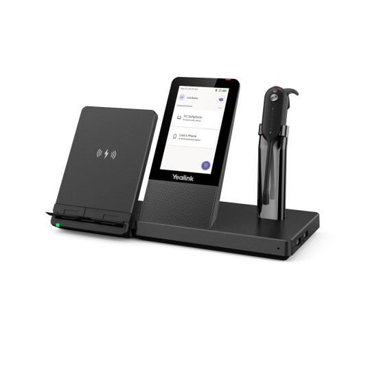Yealink Wh67 X Uc Workstation - For Microsoft Teams - Hodesett - I Øret - Konvertibel - Dect / Bluetooth - Trådløs - Certified For Microsoft Teams