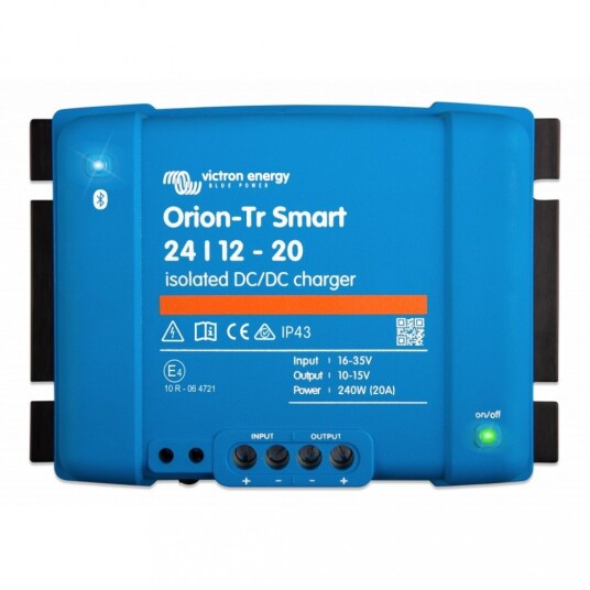 VICTRON Orion TR Smart DC DC Lader 24 12V 20A Galvanisk isolert.