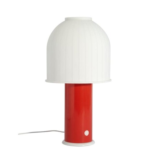 Sowden TL7 Bordlampe Hvit/ Rød Sowden TL7 Bordlampe Hvit/ Rød