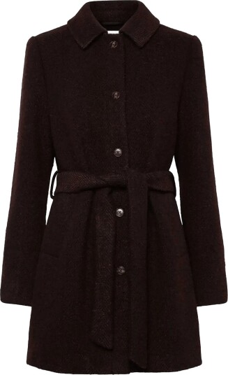 Rosemunde Rwlevi Belt Jacket MOLE W/ BLACK STRIPE 44