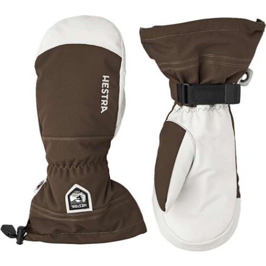 Hestra Army Leather Heli Ski Mitt 7 Espresso