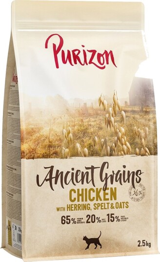 Purizon Tørrfôr Adult Med Urkorn Kylling Fisk 2.5 kg