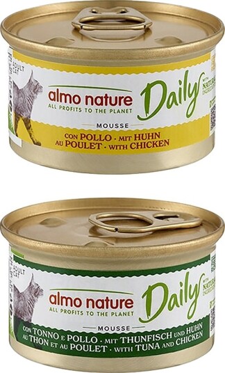 Almo Nature Daily Menu Prøvepakke Mousse Kyllingmiks 6 X 85 G Almo Nature Daily Menu Prøvepakke Mousse Kyllingmiks 6 X 85 G