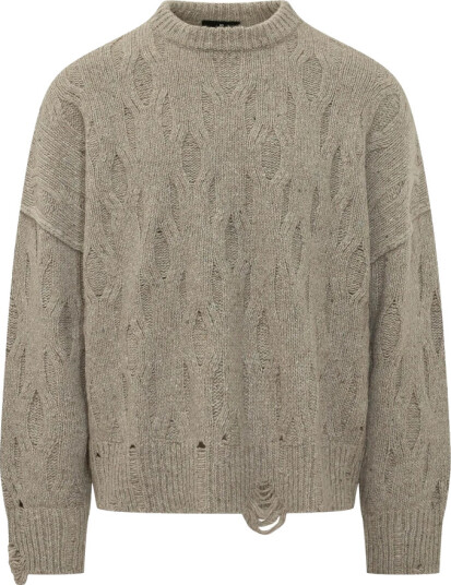 Represent Herre Strikkevarer Beige M,