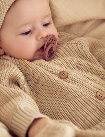Müsli Knit Chunky Cardigan Beige 62