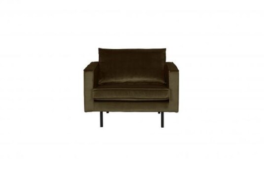 BePureHome Rodeo Lenestol velur - Hunter green   Unoliving