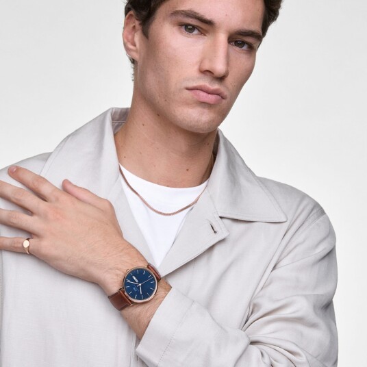 Daniel Wellington DW Watch Classic Day Display St Mawes Rose Gold Arctic 40mm