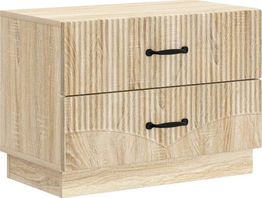  Nattbordskap Sonoma eik 62 x 34,5 x 44,5 cm Konstruert tre