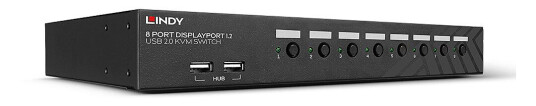 LINDY 8 t DisplayPort 1.2  USB 2.0 & Audio KVM Factory Sealed