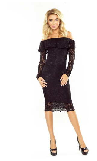 Morimia Blondekjole - Spansk Med Lange Ermer Mm 021 Svart, Xl