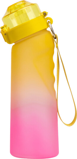 Aroma Bottle drikkeflaske gul/rosa 650 ml 1 stk Aroma Bottle drikkeflaske gul/rosa 650 ml 1 stk