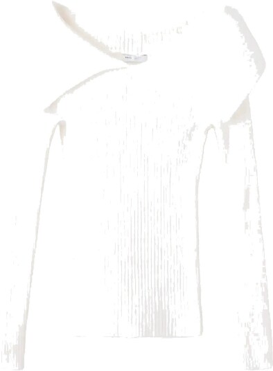 Mango Off Shoulder Sweater NATURAL WHITE M