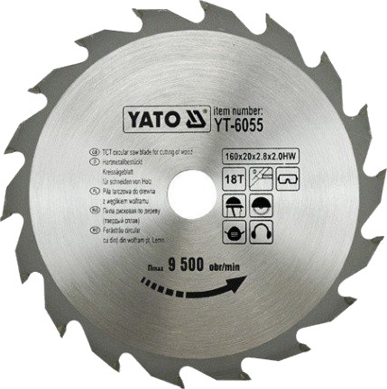YATO YT 6055 Mellomleggsskive vinkelsliper