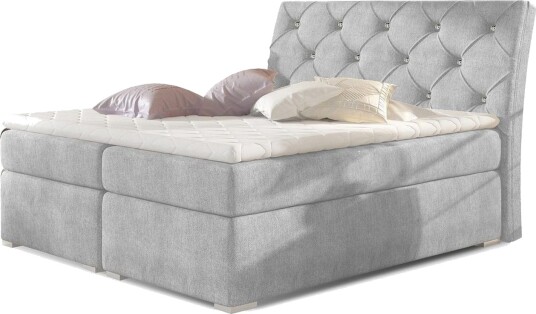 Box Spring Eltap Balvin 160x200 cm Omega 02 Grå