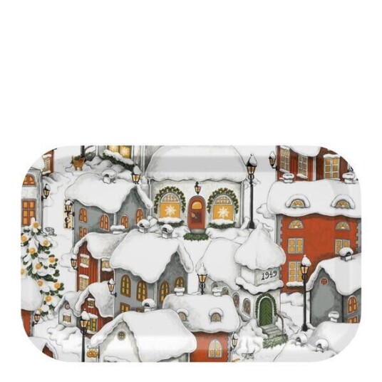 Arvidssons TextiLyckeby brett 33x21 cm rød