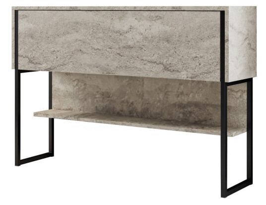 Luxe Kommode 120 cm   Beige/Svart