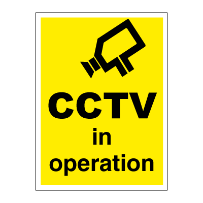 Jo Safety CCTV in operation 400 x 300 mm ISPS Code IMO 140001