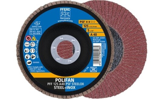 Pferd 67644125 2,22 Cm 12,5 Cm 12200 Rpm 40 G 10 Stykker Pferd 67644125 2,22 Cm 12,5 Cm 12200 Rpm 40 G 10 Stykker
