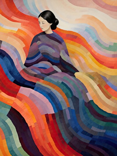 Plakat Vibrant Woman