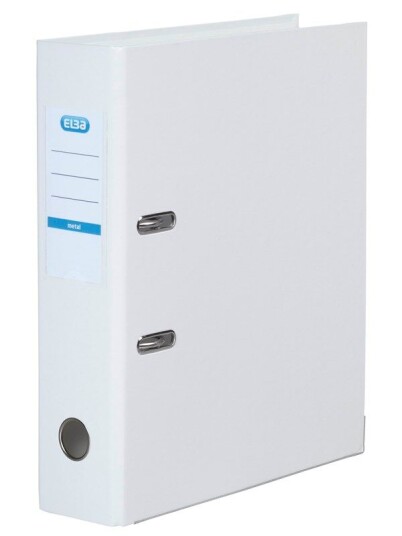 ELBA Metal Brevordner Hvit A4 8 Cm ELBA Metal Brevordner Hvit A4 8 Cm
