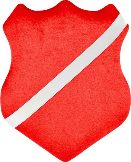 Robetoy Merkeskjold Rød 26105