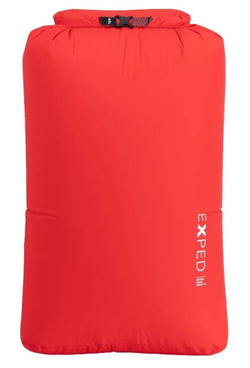 Exped Versa Drybag Bright 40L chili vanntett pakksekk Exped Versa Drybag Bright 40L chili vanntett pakksekk