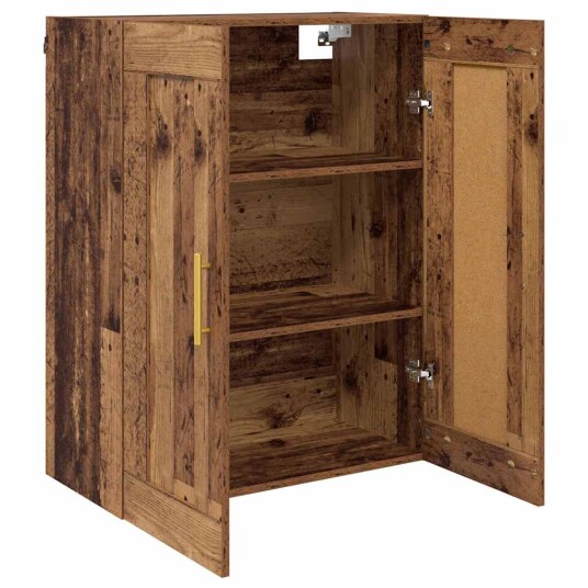 Veggskap Gamle tre 69,5 x 34 x 90 cm Konstruert tre