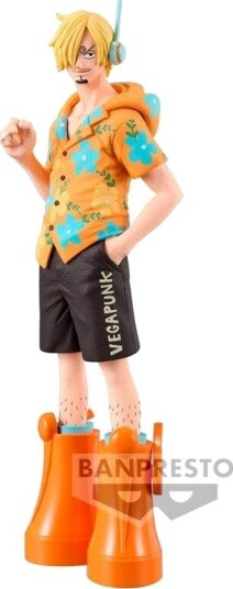 Northix Sanji-figur i ett stykke 17 cm samleobjekt i Grandline-serien